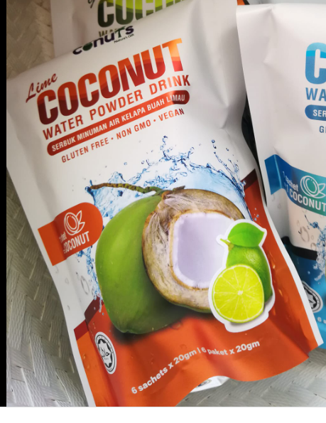 Conuts Coconut Water Powder Drink Lime
