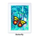 Pour Art Painting Kit With 3D Frame - Insects Theme Butterfly