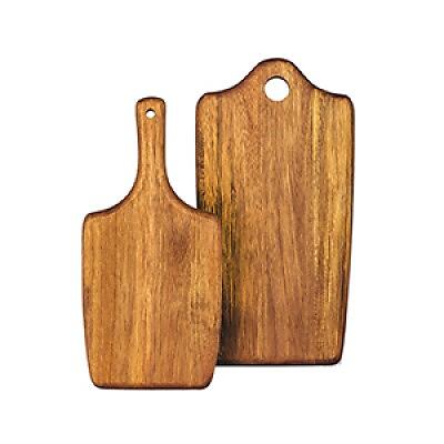 AIDEAS Cutting Board- SEDAP & MASARAP serving / chopping / wood / natural / platter / plate / acacia / dessert / dinner
